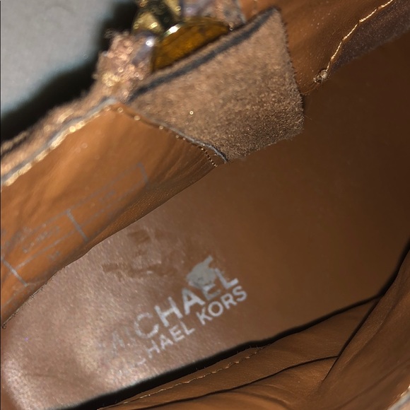 So Cute! Sz 3 Girls Michael Kors Fia Sara Booties - Picture 7 of 8